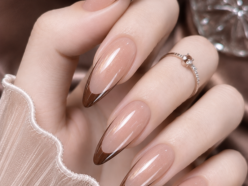 Brown French Tip Almond Nails: Ultimate Chic Nail Art Guide