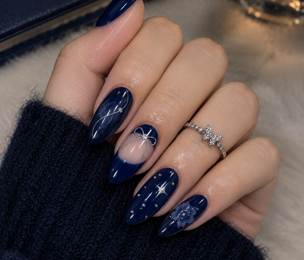 Midnight Blue & Silver Nail Art Guide: Ideas, DIY Tutorial & Maintenance