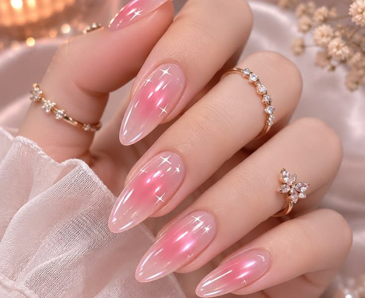 Pink Blush Aura Nails with Sparkles: Complete Trend & DIY Guide