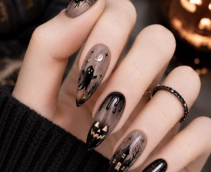 Spooky Chic: Ultimate Guide to Halloween Stiletto Nail Art & Designs