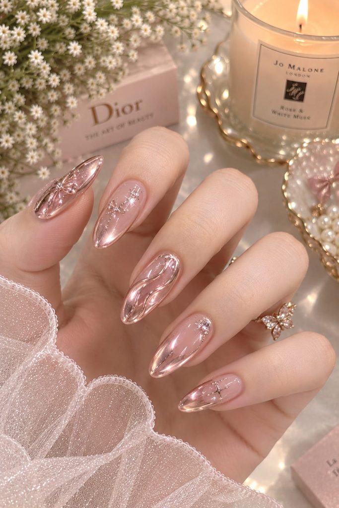 Stunning Rose Gold Chrome Nails: Trends, DIY Tutorial & Tips