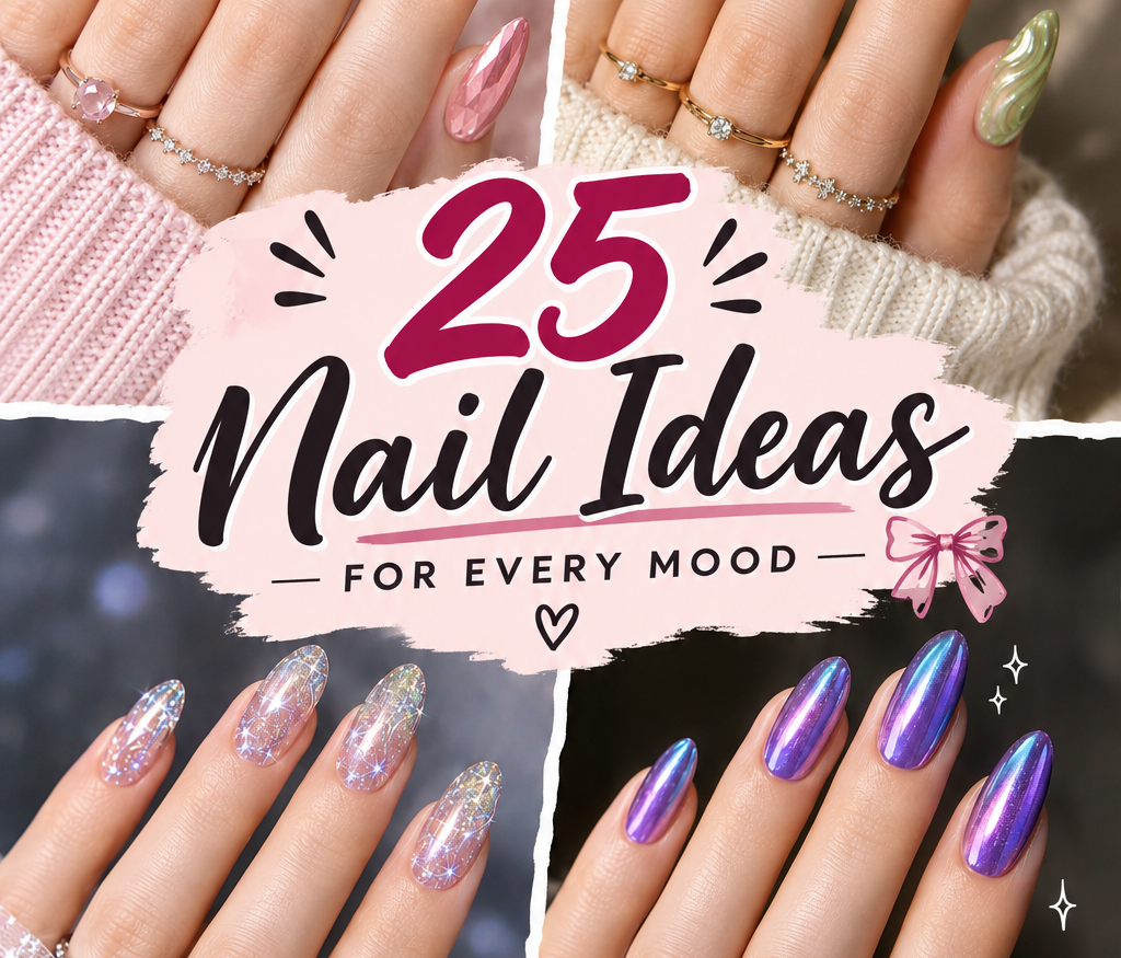 nail art, nail ideas, manicure ideas, trendy nails, chrome nails,