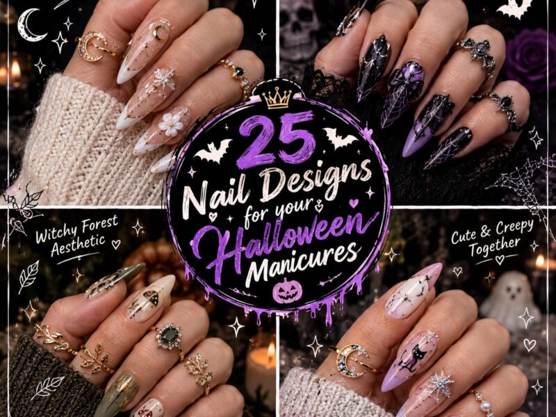 25 Trending Halloween Nail Designs for 2026: Cute, Dark & Witchy Manicures