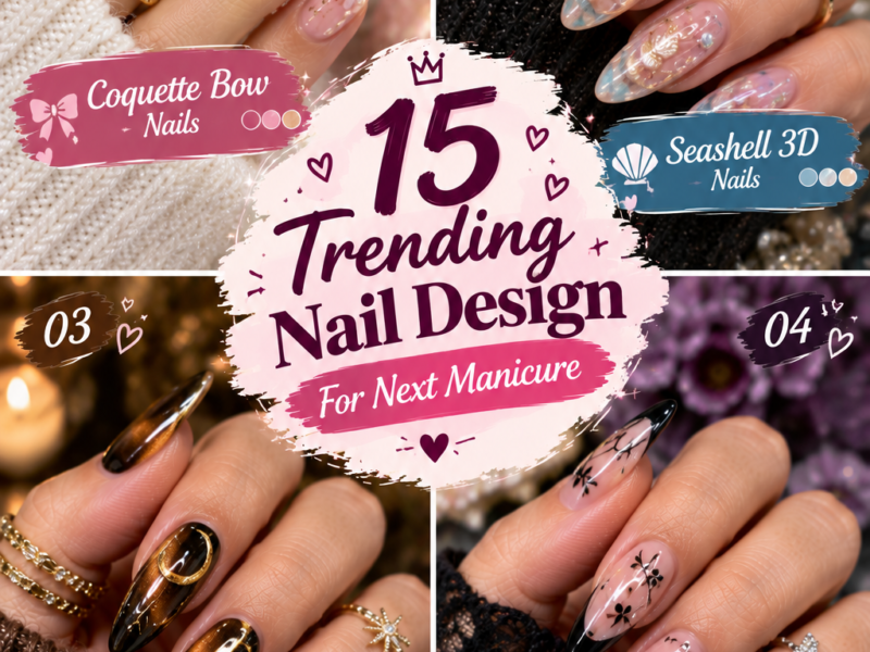 15 Trending Nail Designs for Your Next Manicure (2026 Aesthetic Guide)