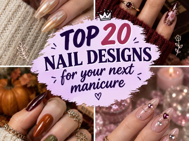 Top 20 Nail Designs for Your Next Manicure: 2026 Trends & Ideas