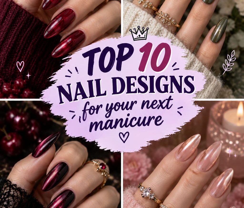 Top 10 Nail Designs for Your Next Manicure: Trendy Ideas 2026