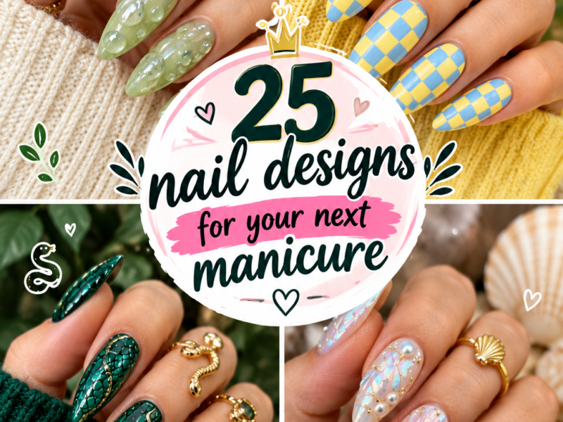 25 Trending Nail Designs for Your Next Manicure (2026 Ideas & Trends)