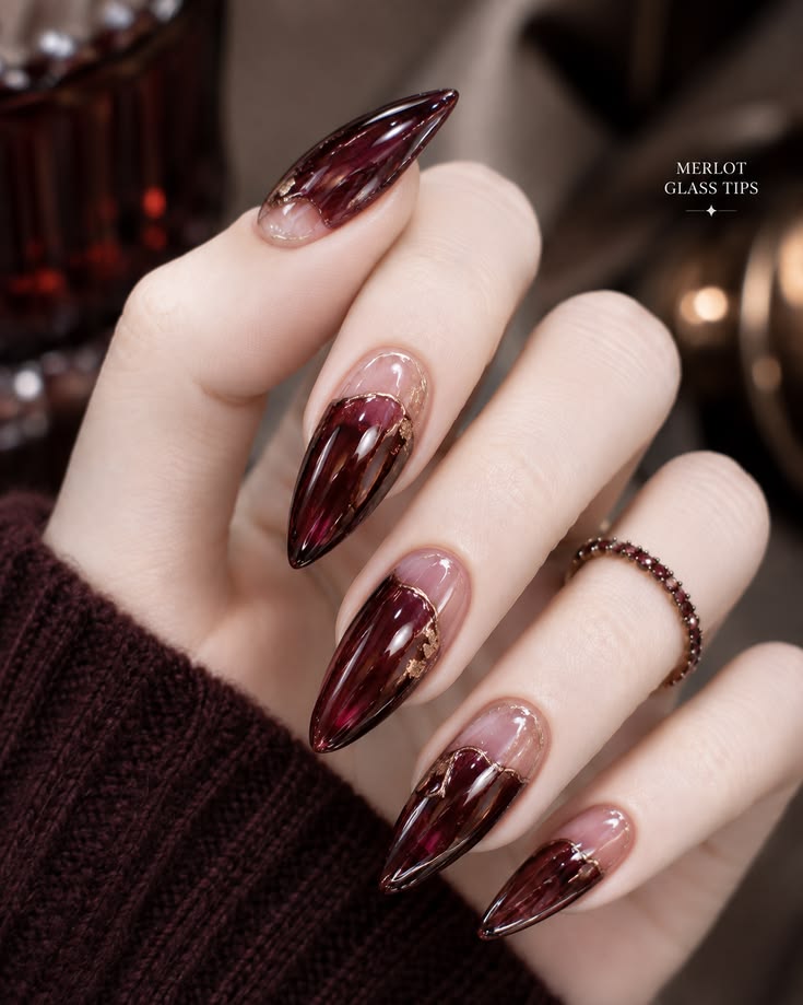 Merlot Glass Tips: The Ultimate Guide to Wine Stiletto Nails