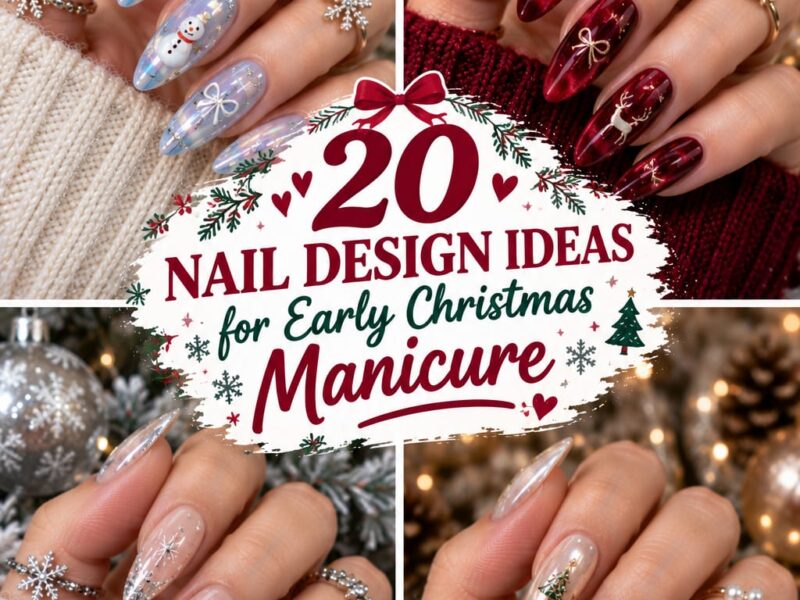 20 Festive Nail Design Ideas for Your Early Christmas Manicure