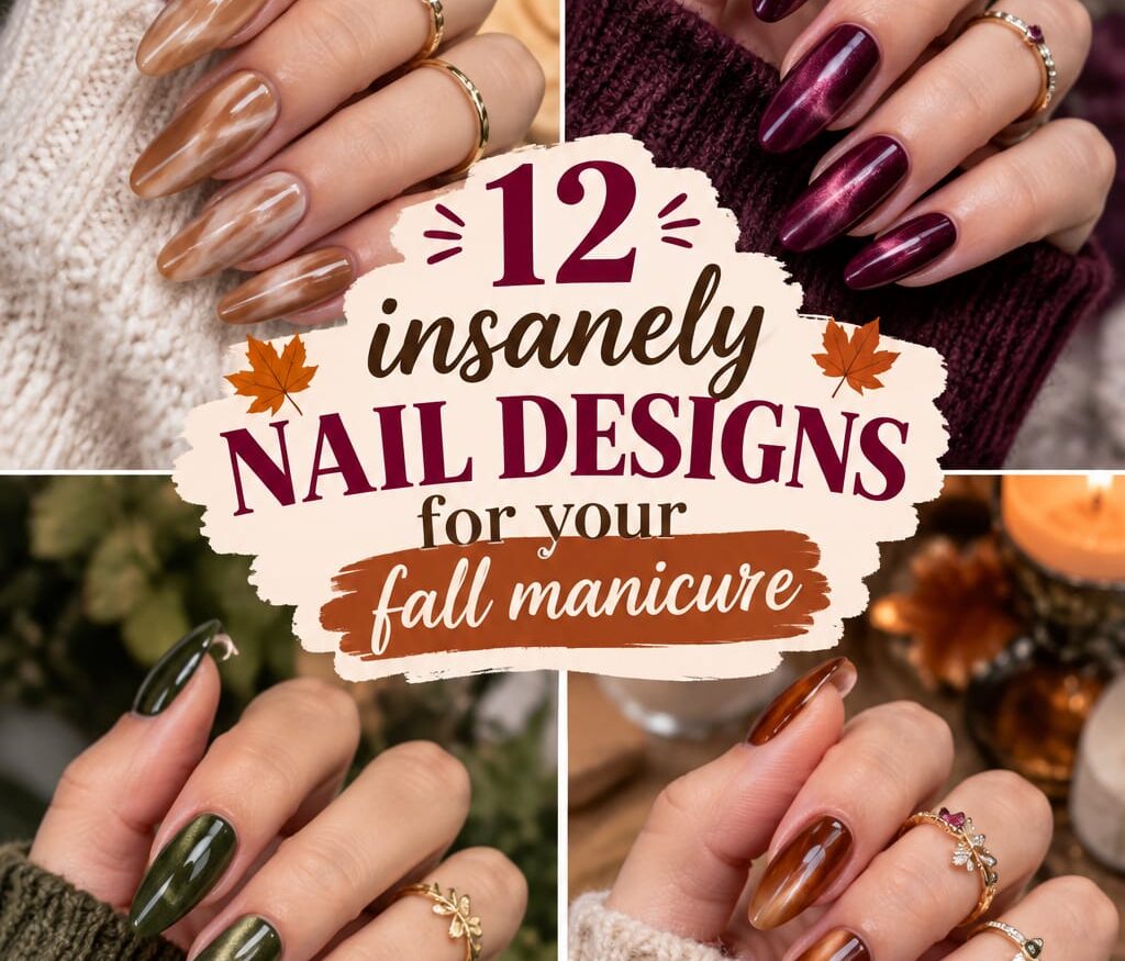 12 Insanely Chic Nail Designs for Your Fall Manicure (Autumn Trends)