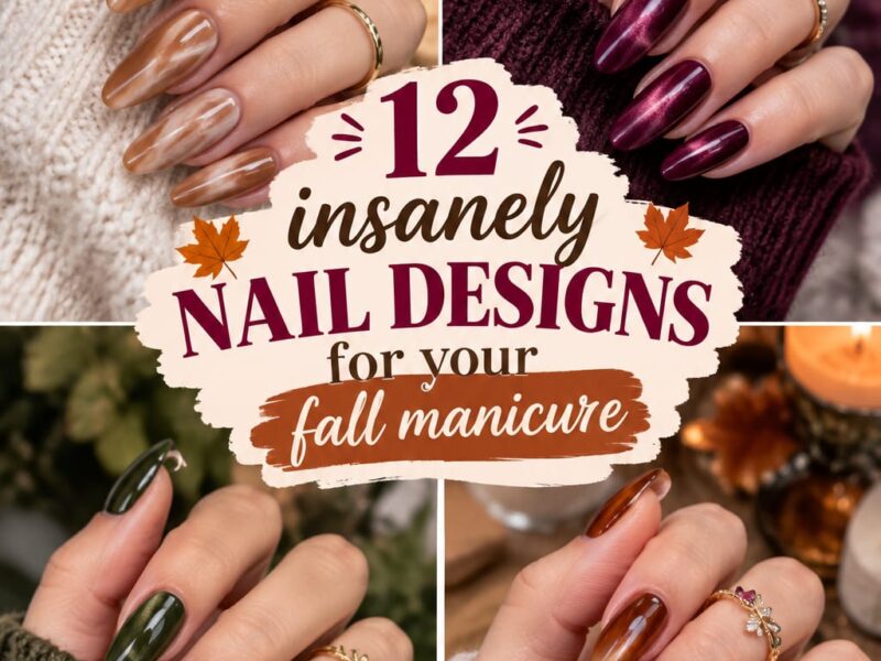 12 Insanely Chic Nail Designs for Your Fall Manicure (Autumn Trends)